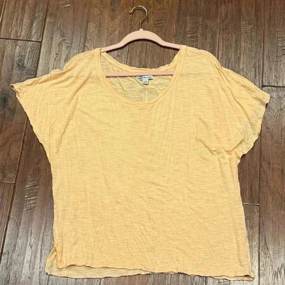 American Eagle Peach Sleeve Tee - Picture 9 of 9